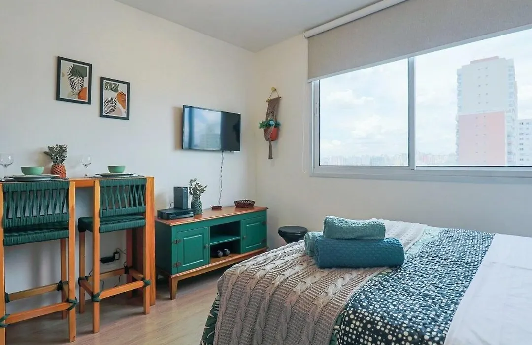 Aconchegante Studio No Bras Com Piscina/Metro Bras-1