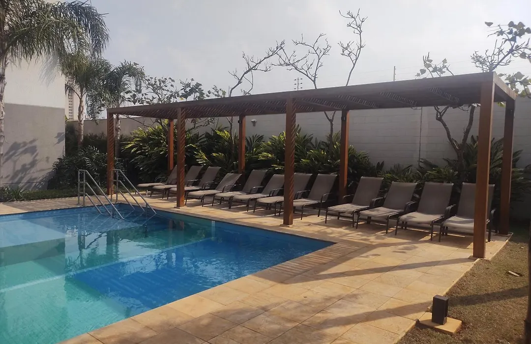 Apartamento confortável e com piscina em São Paulo-1