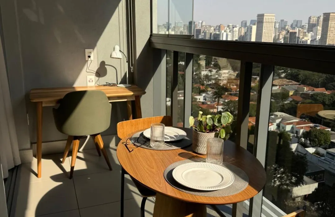 Apartamento de 1 dormitório, 14o andar, localização fantástica, piscina panorâmica e vaga-1