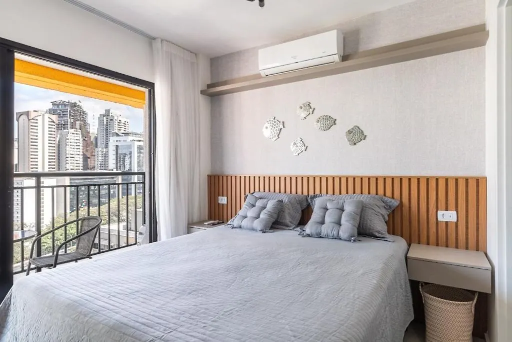 Apartamento novo e aconchegante próximo á Paulista e ao H Sírio Andar alto-1