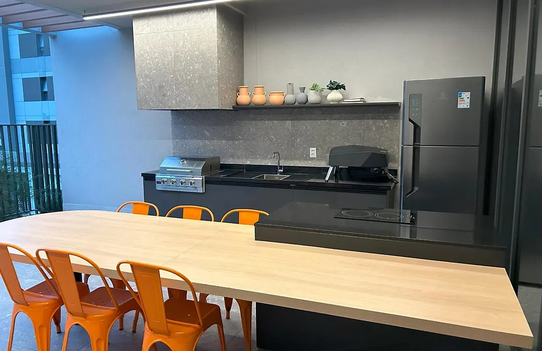 Studio a 500 metros do Allianz Parque, moderno, com piscina e academia-1