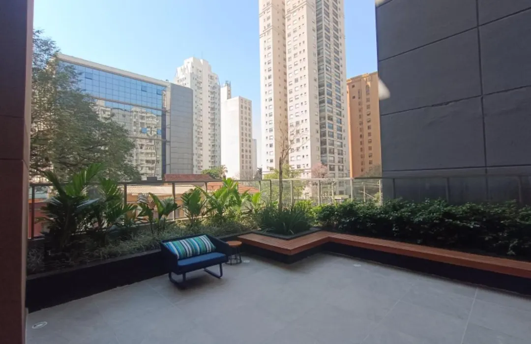 Studio Metrô Paraíso ou Ana Rosa com Piscina, Academia e Cowork até 3 pessoas com Maleiro e Sala de Espera-1