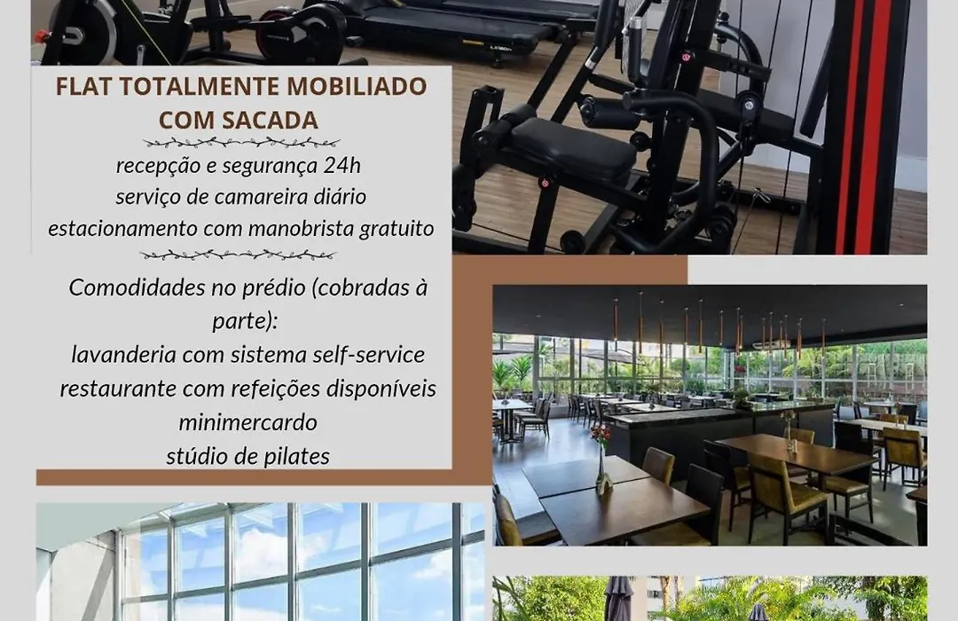 Flat moderno aconchegante mobiliado e com sacada Ibirapuera-1