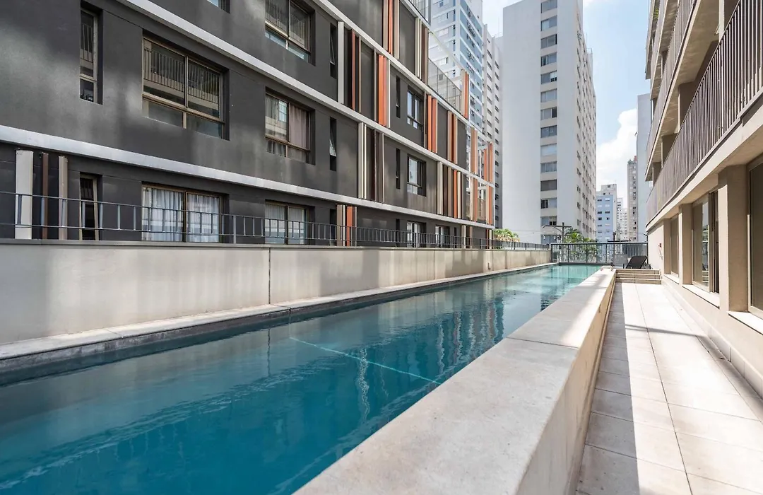 BHaus Jardins VN Melo Alves - Studio Premium com Varanda e Vista Incrível 16o andar - Oscar Freire 200m - Academia - Lavanderia - Vaga de Garagem - Metrô 300m - Acomoda 2 pessoas - ma64-1