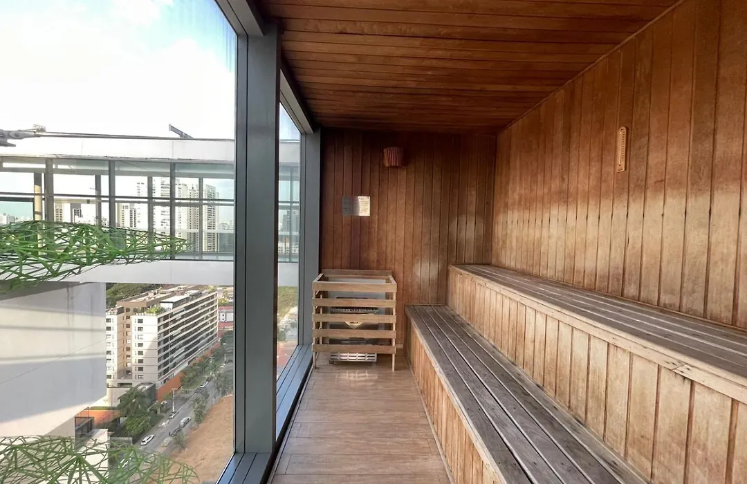 Studio Luxo No Habitarte - Rooftop Piscina E Vaga De Garagem-1