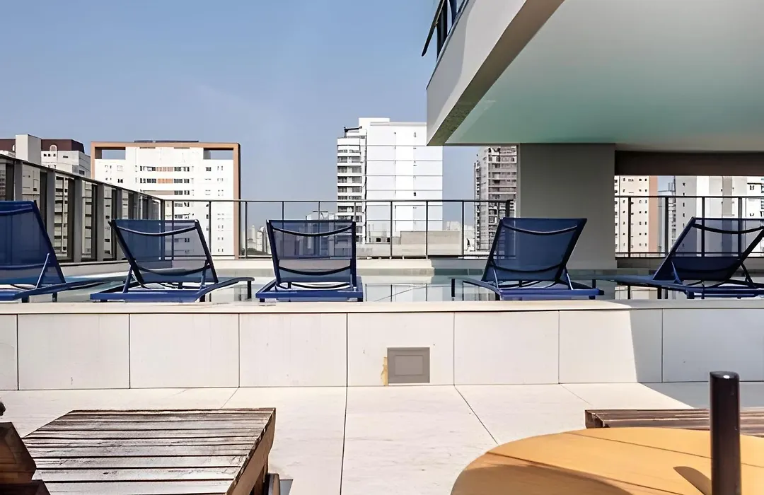 Studio Moderno com Piscina a 5 min a pé do Nubank Parque-313-1