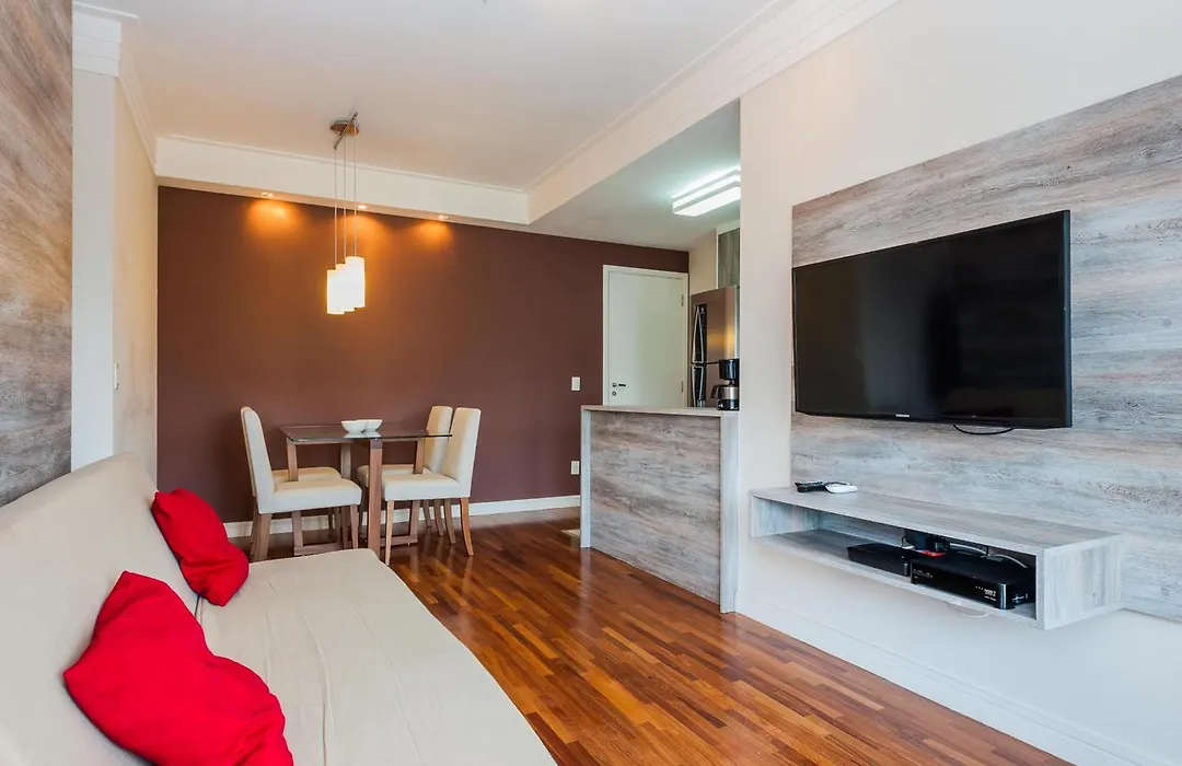 BHaus Morumbi IN Jardim Sul - Apartamento 50m2 com Varanda e Linda Vista 19o andar - Academia - Piscina - Lavanderia - Próximo ao Shopping Jardim Sul - Vaga de Garagem - Acomoda 2 adultos e 1 criança - in4-1