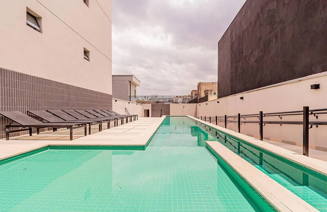 Aconchegante Studio com piscina, academia, coworking, lavanderia-1