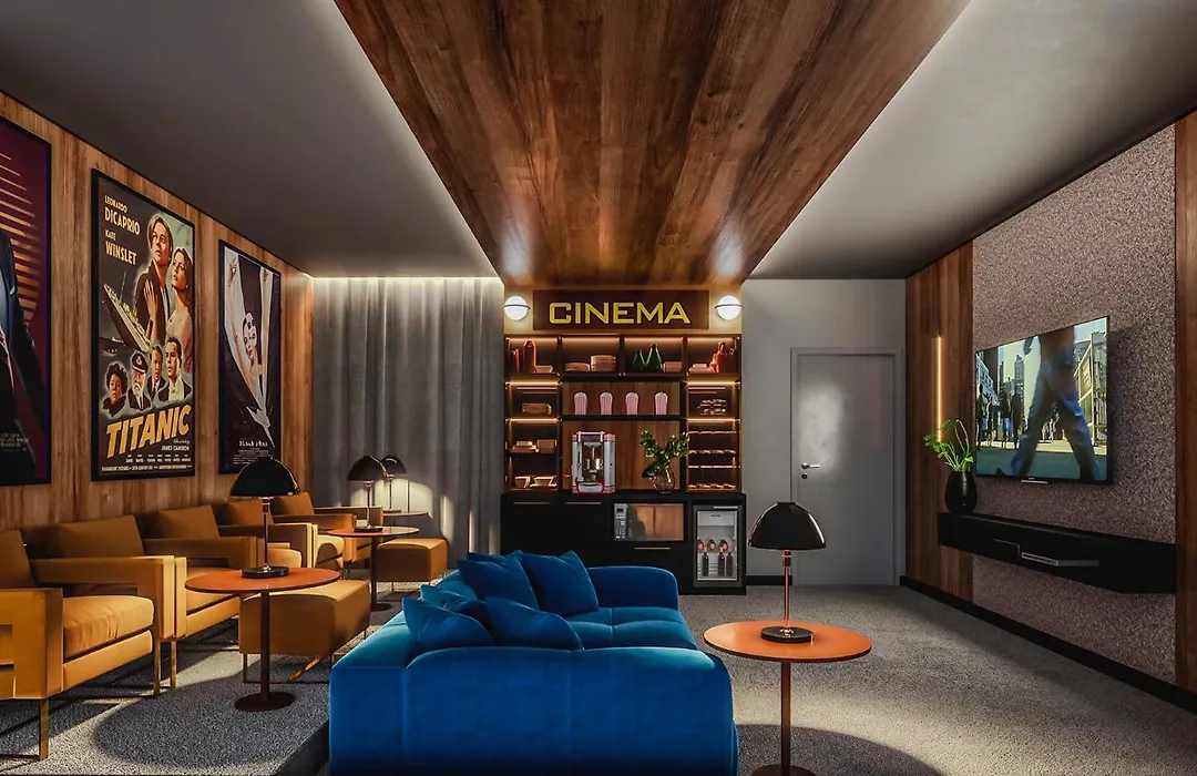 Full Rooftop Apartment With Pool And Gym, Yoga Room And Cinema-1
