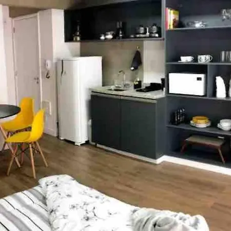 92 New Studio Next Paulista Av, Fast Wifi And Balcony-2