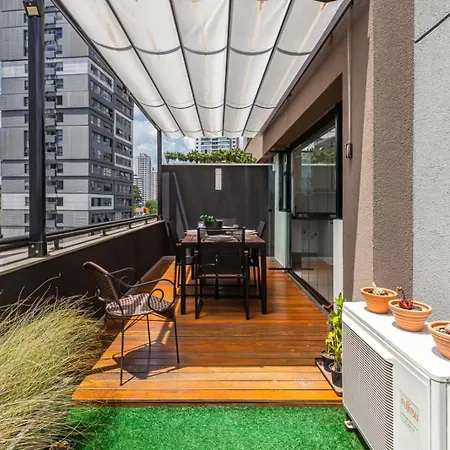 Easy Star - Studio Com Garden Encantador Ao Lado De Congonhas - Df01H-2