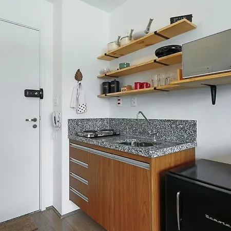 Aconchegante Studio No Bras Com Piscina/Metro Bras-2