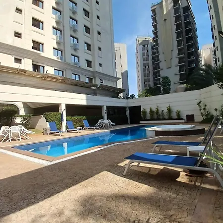 2905 Flat Completo em Hotel 4 estrelas no Jardins! Com piscina, Jacuzzi, Sauna e academia!-3