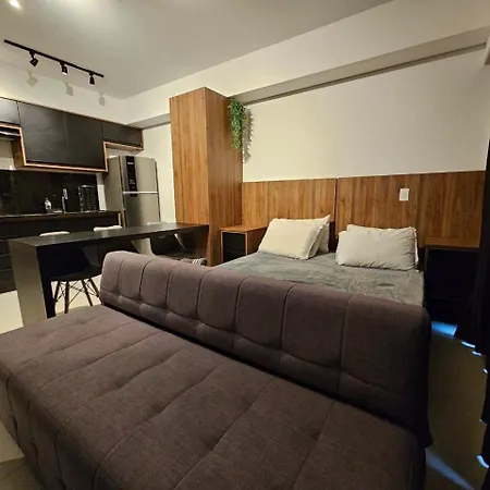 Studio novo junto a liberdade com garagem-2