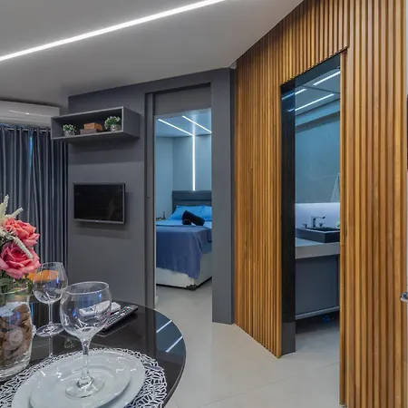 Flat para 3 Pessoas com Garagem, Piscina, academia e Lavanderia-2