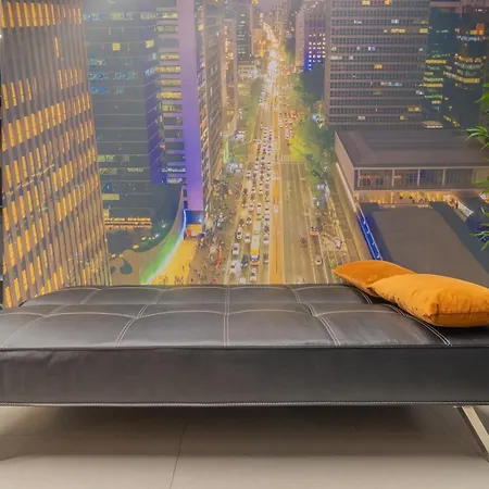 Flat para 3 Pessoas com Garagem, Piscina, academia e Lavanderia-3
