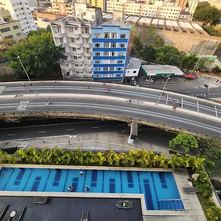 FLAT COMPLETO no METRÔ SANTA CECILIA com PISCINA - SAUNA - GARAGEM-2