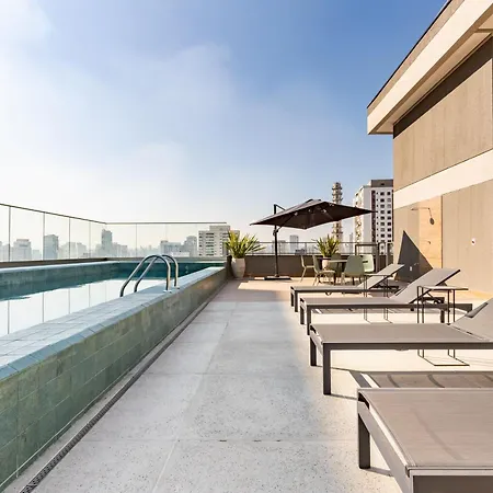 Studio novo Brooklin com Piscina no Rooftop-2