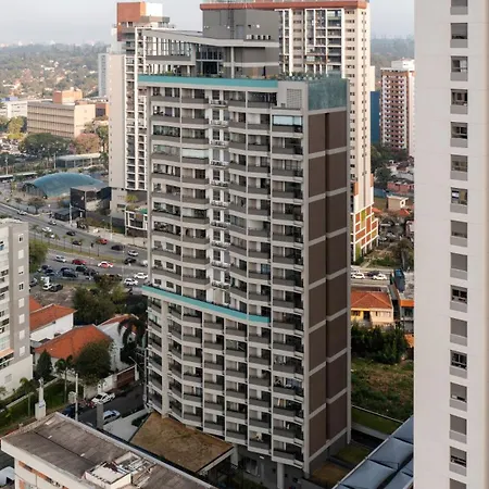 Studio novo Brooklin com Piscina no Rooftop-3