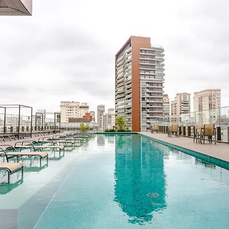 Studio Jardins 22°andar: Vista, Academia, Piscina-3