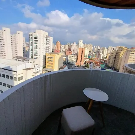 Flat Completo Suíte com Terraço, Cozinha, Garagem Manobrista Liberdade, Paraíso 24h-2
