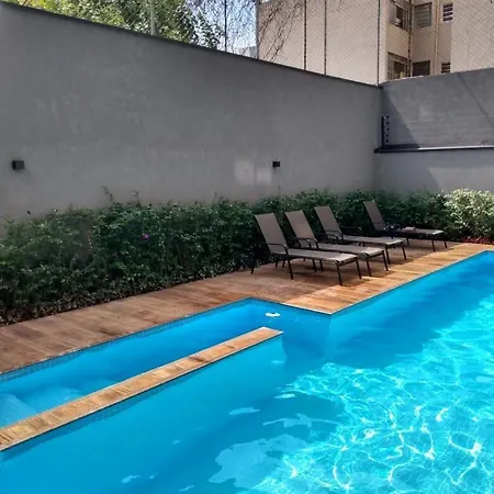 Studio Descolado na Liberdade - Prédio com piscina-3