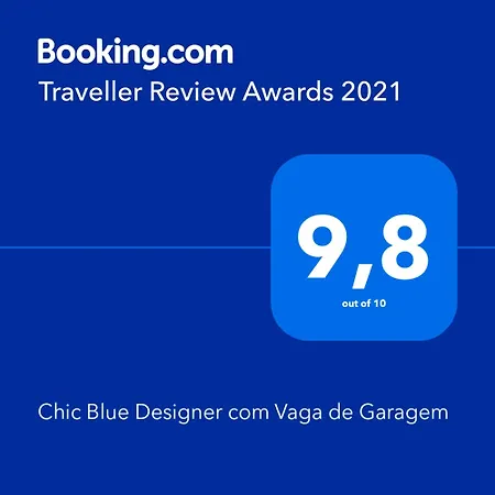 Chic Blue Design Com Vaga De Garagem-3
