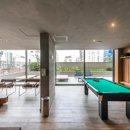MA14 - Novo Studio com Varanda Bhaus Vista Jardins - VN Melo Alves - 11o andar - Próximo a Oscar Freire - Vaga de Garagem - Academia - Piscina - Lavanderia - Coworking - Próximo ao metrô-3