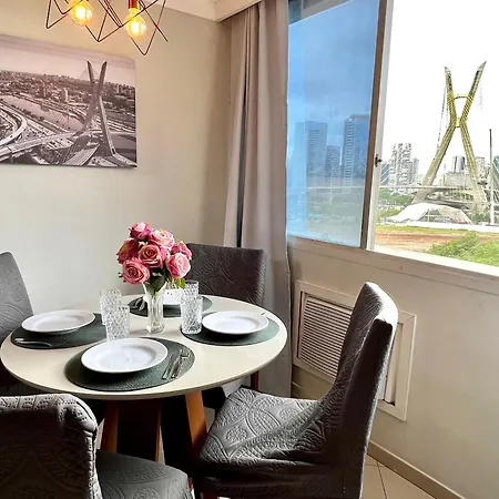 Apto Flat no Morumbi com Vista Incrível !-3