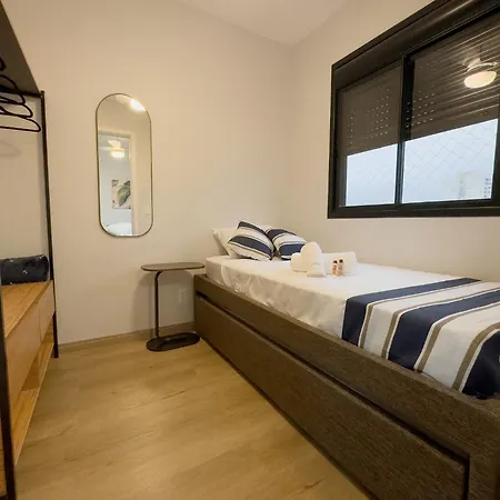 Apt 2 quartos - para 6 pessoas - a 300m do Metrô Barra Funda perto, do Allianz e 9 min do Anhembi, Pró Magno, PUC, Espaço Unimed-2