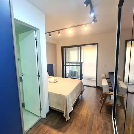 Studio Moderno no Campo Belo com 2 camas próximo do Aeroporto e Metrô-2