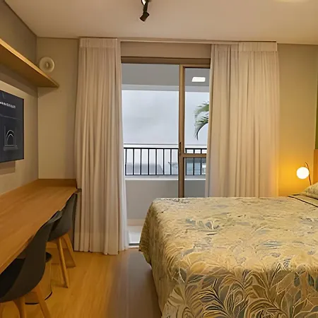 Sᴛᴜᴅɪᴏ Pʀᴇᴍɪᴜᴍ Aɴᴀ Rᴏsᴀ 205 - Wi-Fi - TV Smart - Academia - Coworking - ao lado do metrô!-3