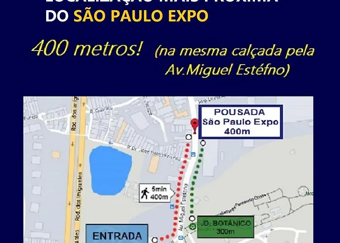 Cama & Cafe Sao Paulo Expo Ha 400Metros