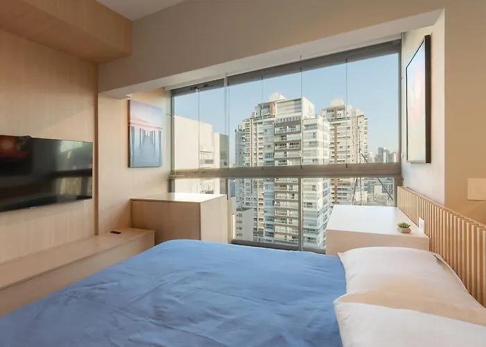 Studio Automatizado Luxo Andar Alto São Paulo