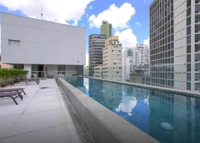 Studio com piscina, academia e localização privilegiada! 1116 - Aconchegante e completo