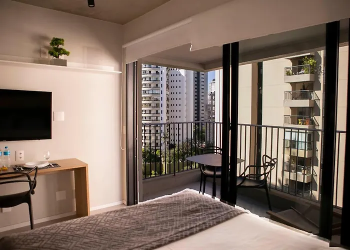 Studio 31 m2 com Terraço Parque Ibirapuera Itaim Bibi