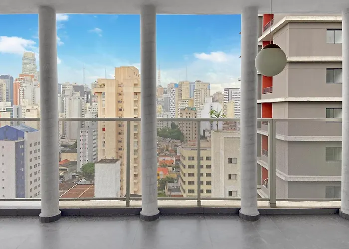 Apartamento na Frei caneca próximo ao Shopping com CoWorking e Piscina