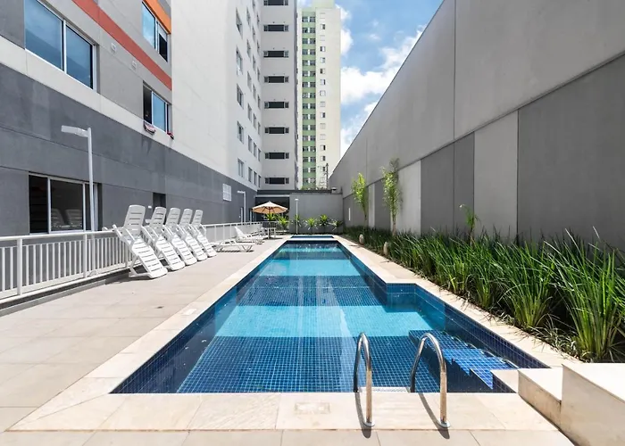 Studio Design Próx ao Metrô Brás com piscina