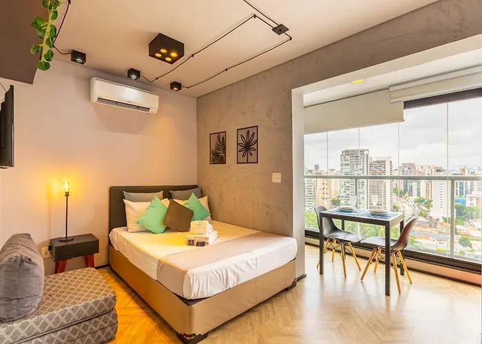 Easy Star - Studio com Vista Incrível na Vila Olímpia - KQ01G
