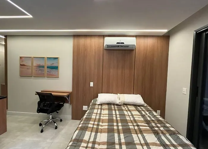 Flat completo e confortável entre Itaim, moema e congonhas