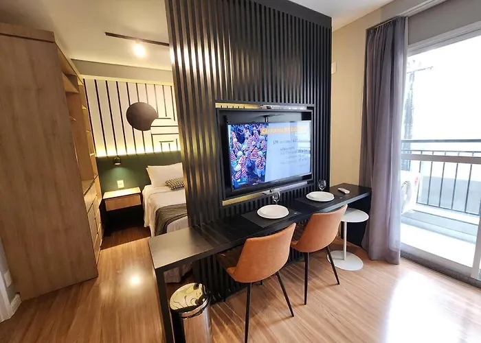 Smart Studio Consolação - Completo com eletrodomésticos e acessórios