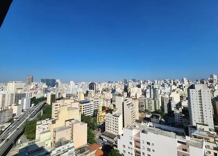 Flat Com Vista Incrivel Em Condominio De Luxo