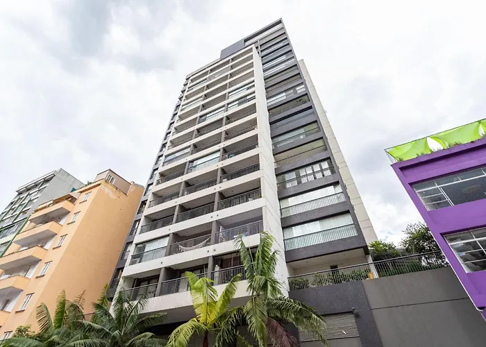 Setin Downtown Genebra by Viva - s completos na Bela Vista com piscina