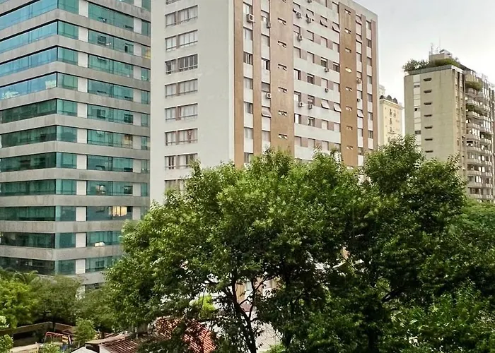 Suíte em flat nos jardins
