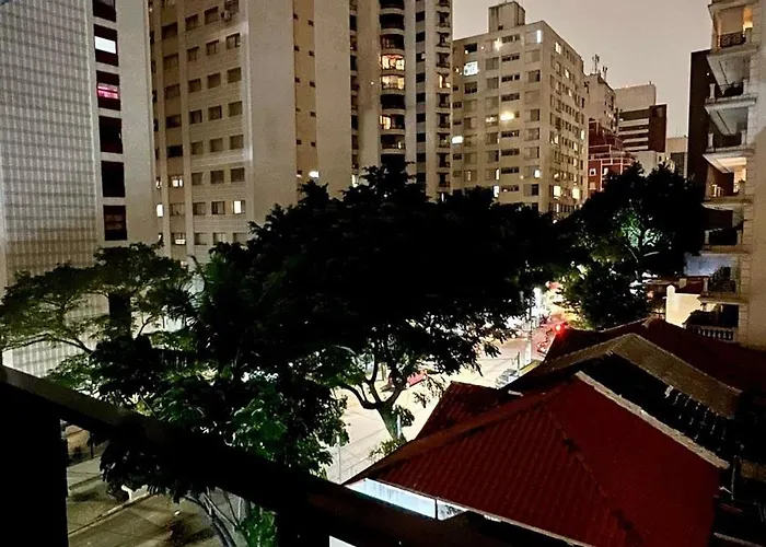 Suíte em flat nos jardins
