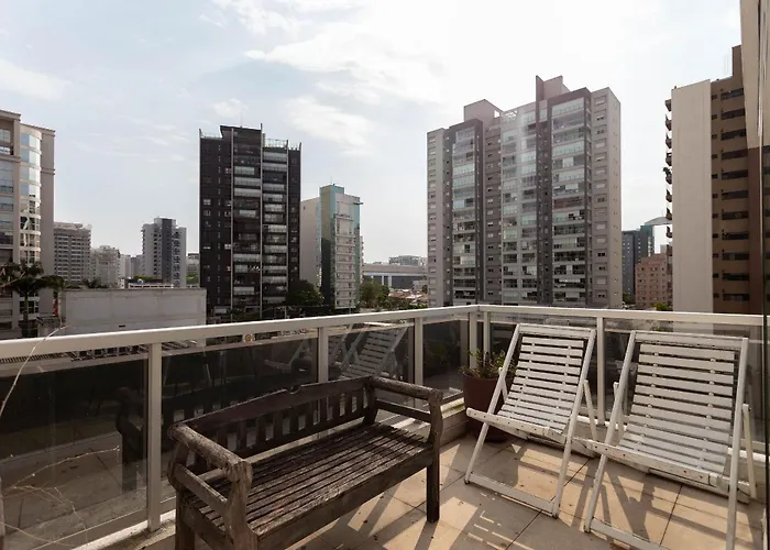 Studio Moderno Com Varanda São Paulo