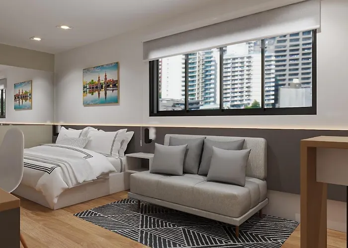 FARIA LIMA, PINHEIROS Estação a 600 metros - ESTUDIOS e Apto de 1QR 1B Completos, Modernos, Aconchegantes - Iguatemi Stay B