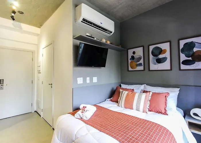 LO205 - Studio moderno no Jardins (Al. Lorena)
