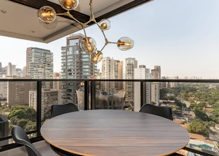 Charme Pinheiros E Jardins Com Piscina, Cama Queen São Paulo