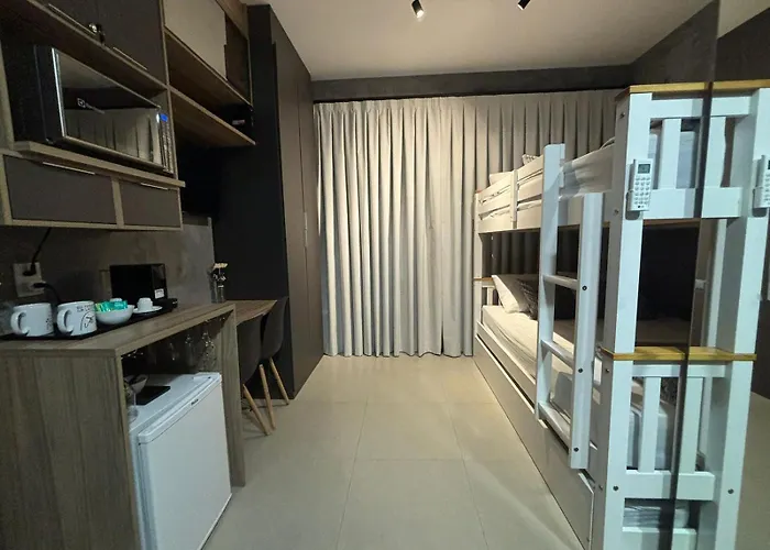 Studio Acolhedor e Confortável! Até 5 pessoas!